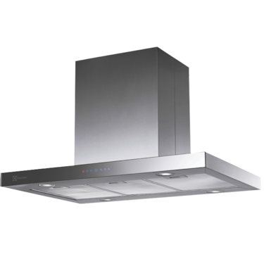 90cm stainless steel island hood